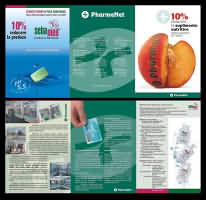 PharmaNet threefold leaflet, outside and inside