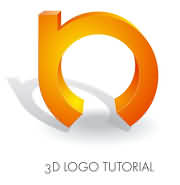 3D logo - vector image test