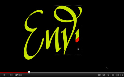 Envy - Digital calligraphy
